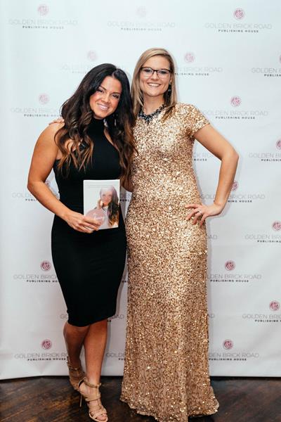 Jennifer Jayde and GBR Publishing House CEO Ky-Lee Hanson after Jennifer was presented the prestigious Author's Award from GBR Publishing House.