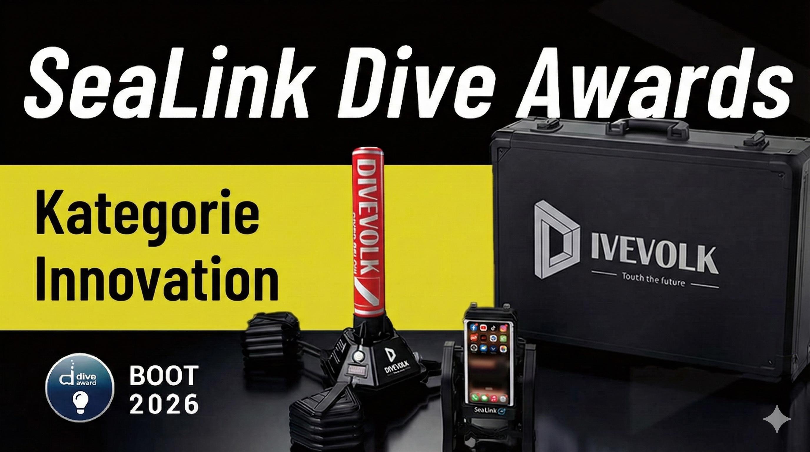 DIVEVOLK SeaLink erreicht Finalrunde des Boot Dive Innovation Award 2026 – Öffentliche Abstimmung eröffnet
