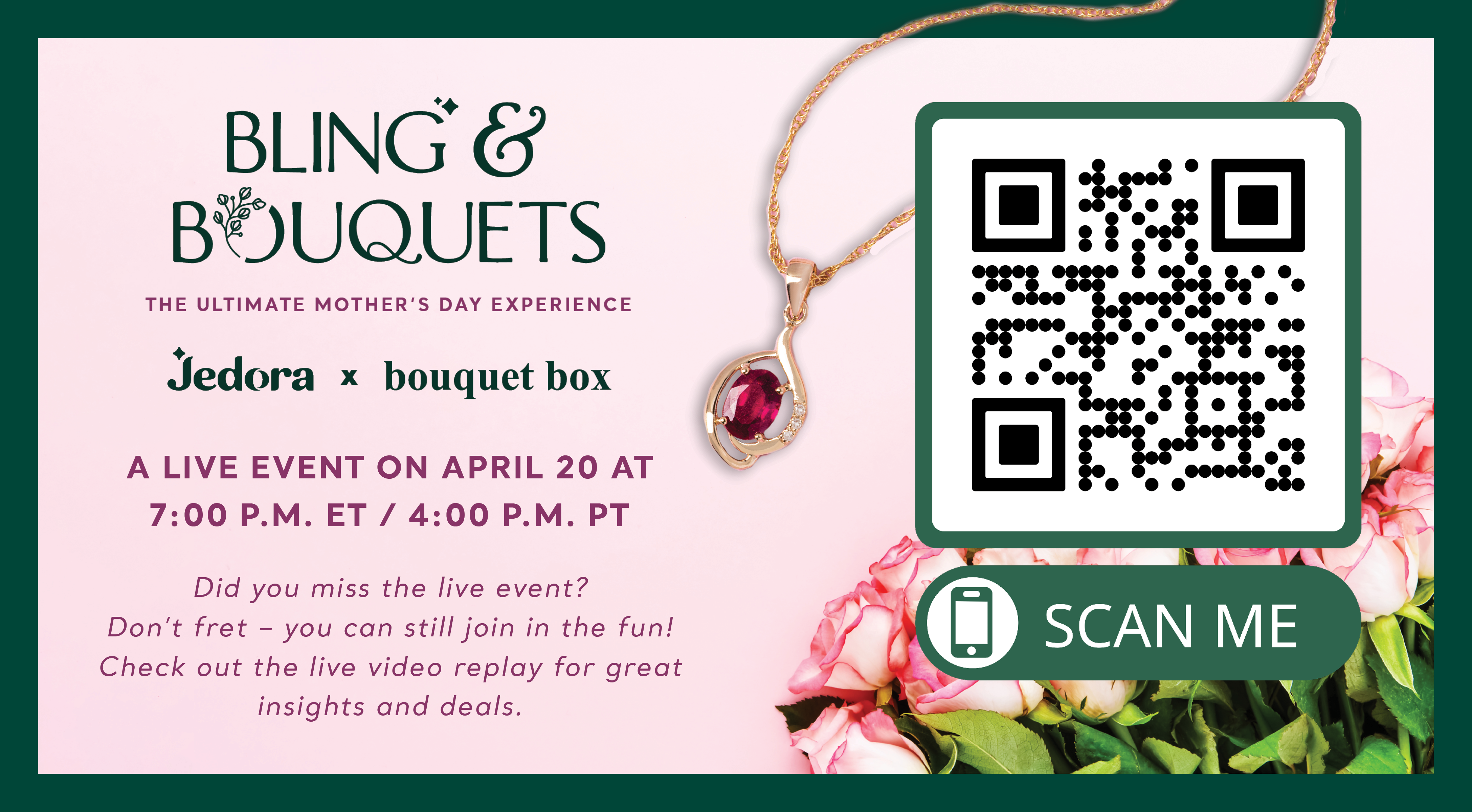 Bling and Bouquets: The Ultimate Mother’s Day Experience with Jedora x Bouquet Box