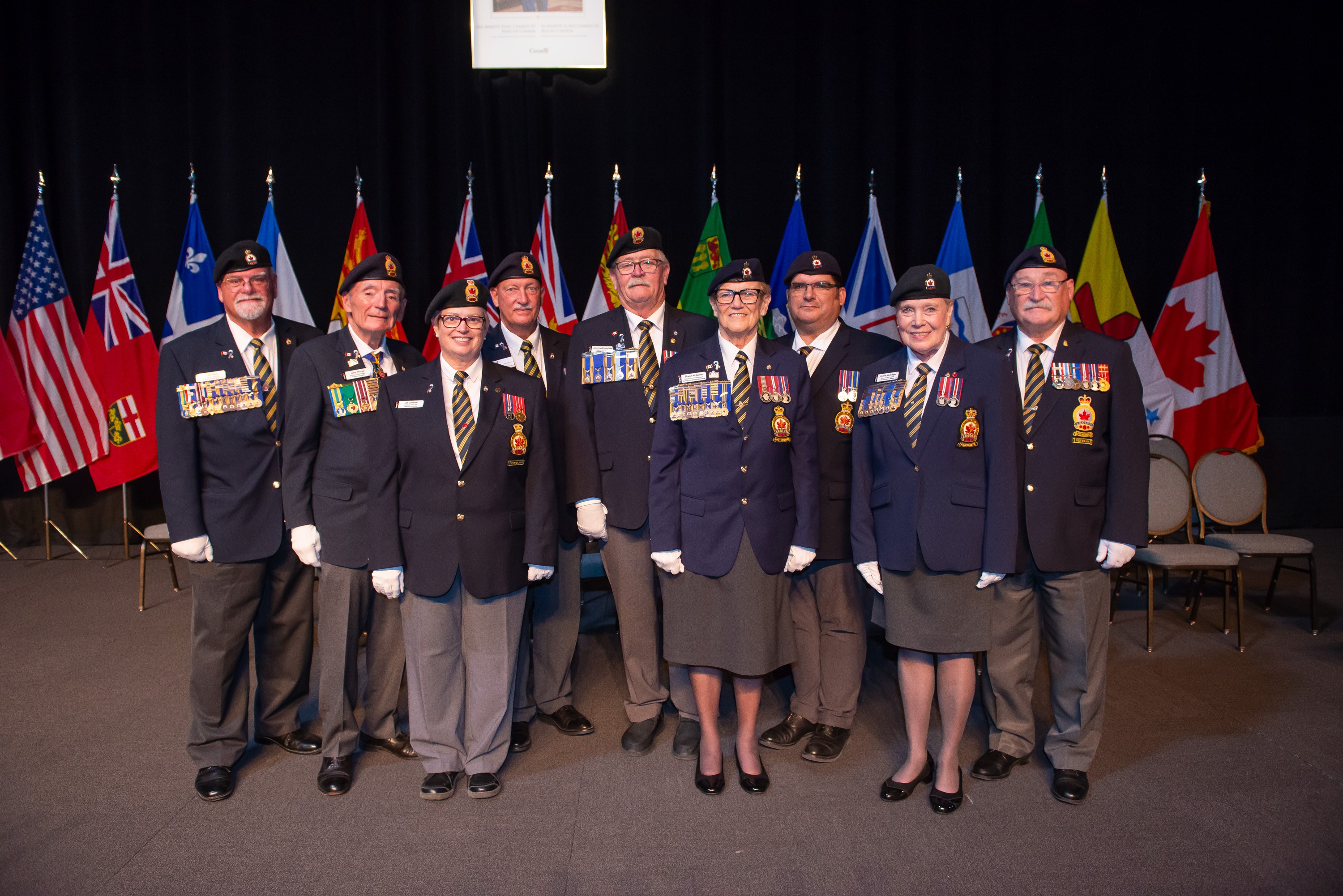 Newly elected Legion executive