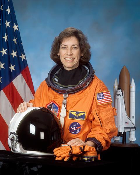NASA Astronaut Ellen Ochoa, a mission specialist, was the first Latina in Space 