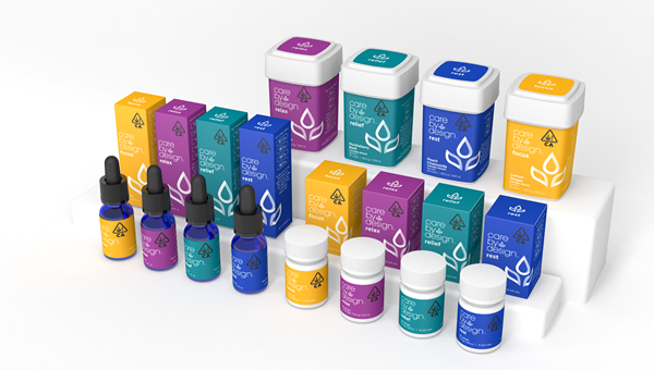 Care By Design Effects line, enhanced with proprietary cannabinoid and terpene profiles for targetted relief. 