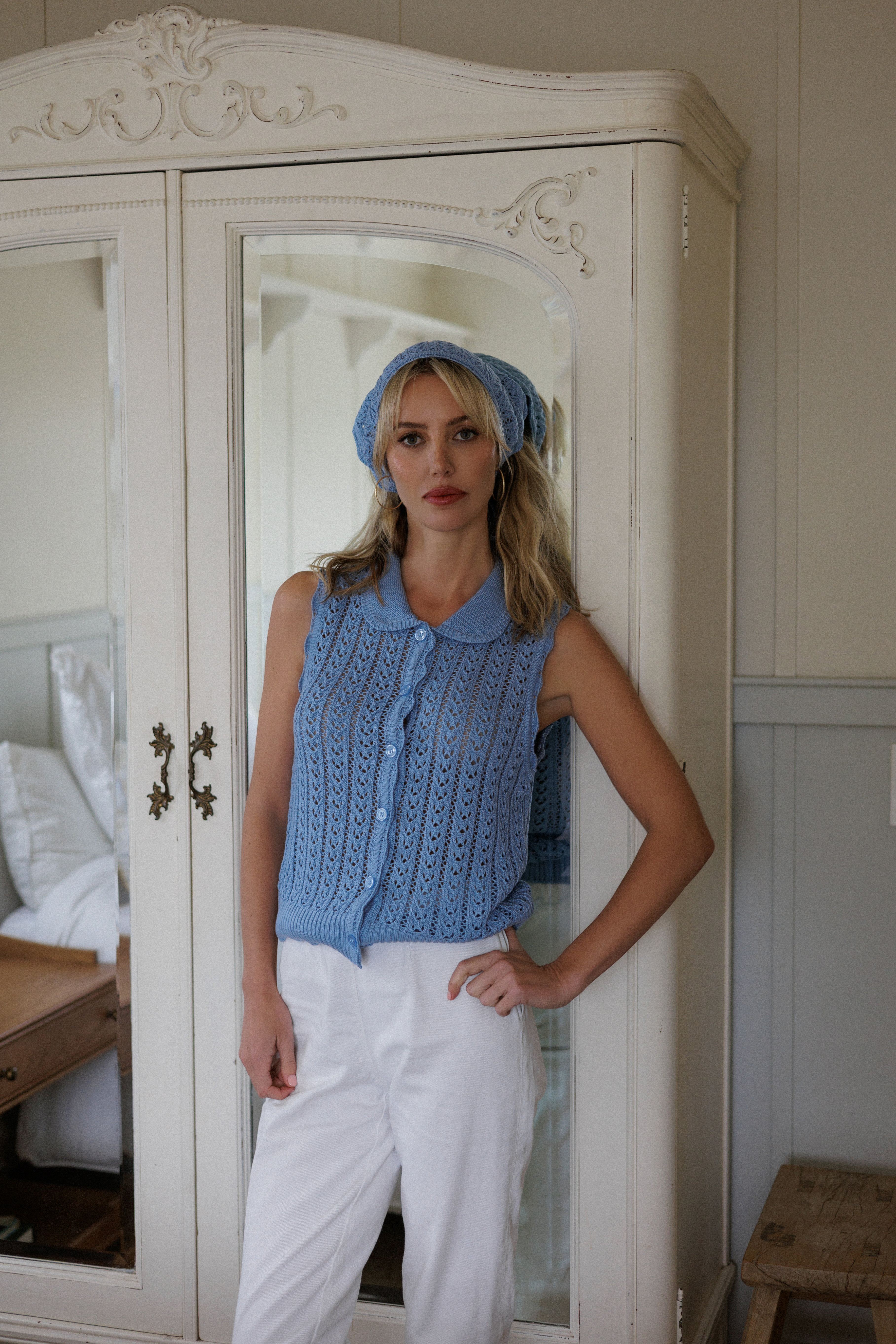 The Bambie Blouse.  Cyd Morris x Gianni Bini is available exclusively at Dillard's.