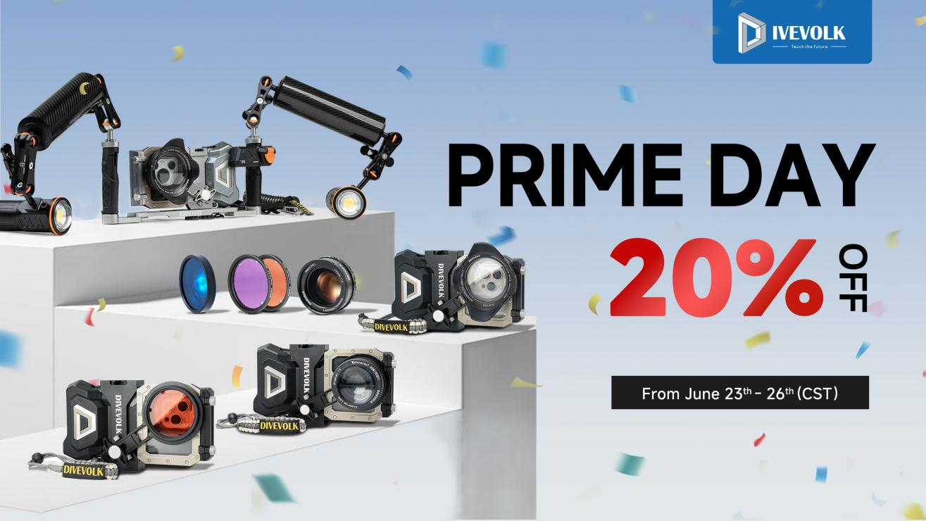 DIVEVOLK Prime Day Sale: 20% off the full underwater smartphone photography range from June 23 to 26, 2026