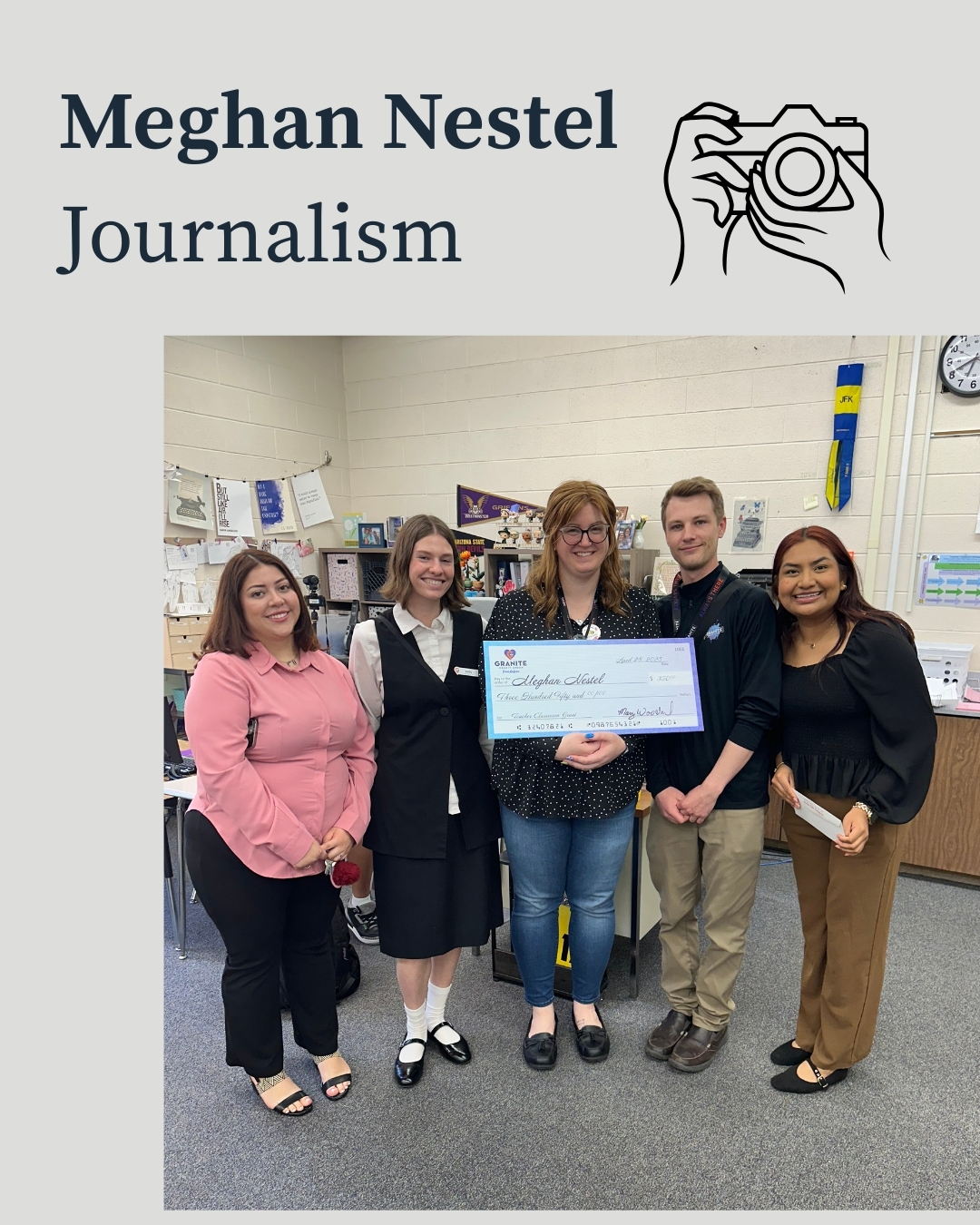The Granite Credit Union Foundation awards $30,000 in classroom grant funding: Recipients receiving their educator grants from the Granite Credit Union Foundation