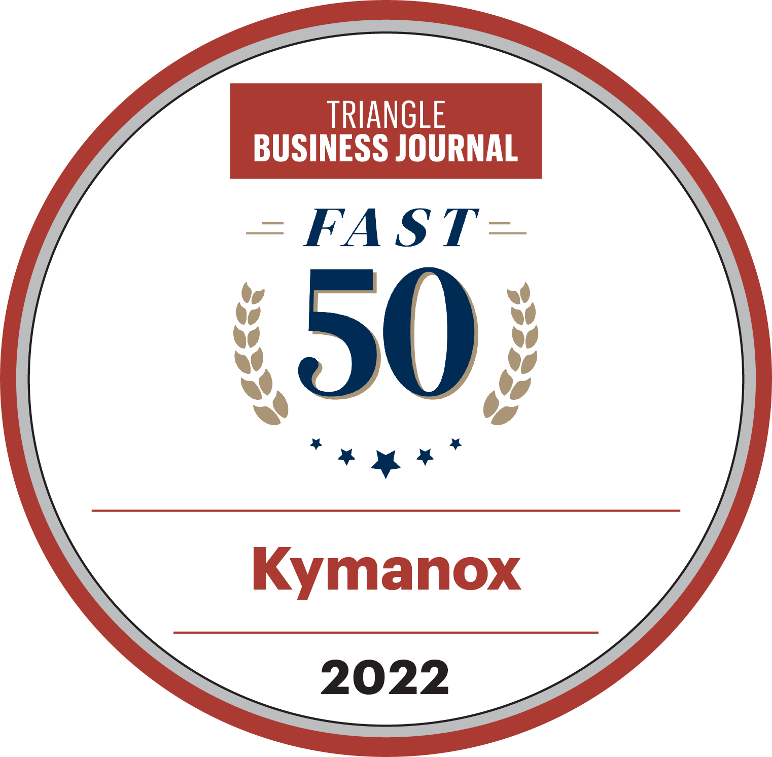 Kymanox Wins 2022 Triangle Business Journal Fast 50 Award