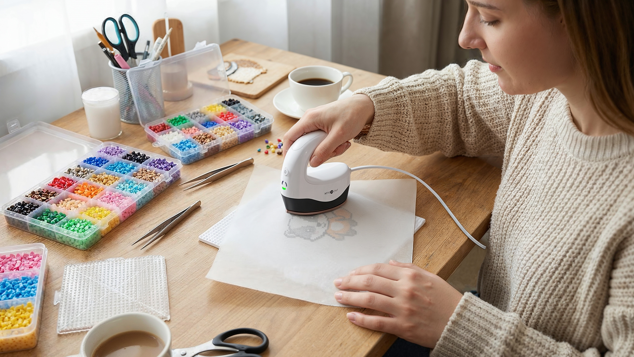 HTVRONT Mini Heat Press V2 compact heat press for everyday DIY crafting