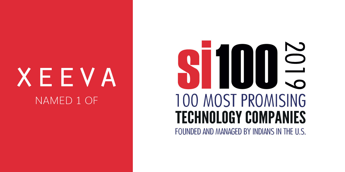 Xeeva Named 1 of SiliconIndia's 100 Most Promising Technology Companies 2019