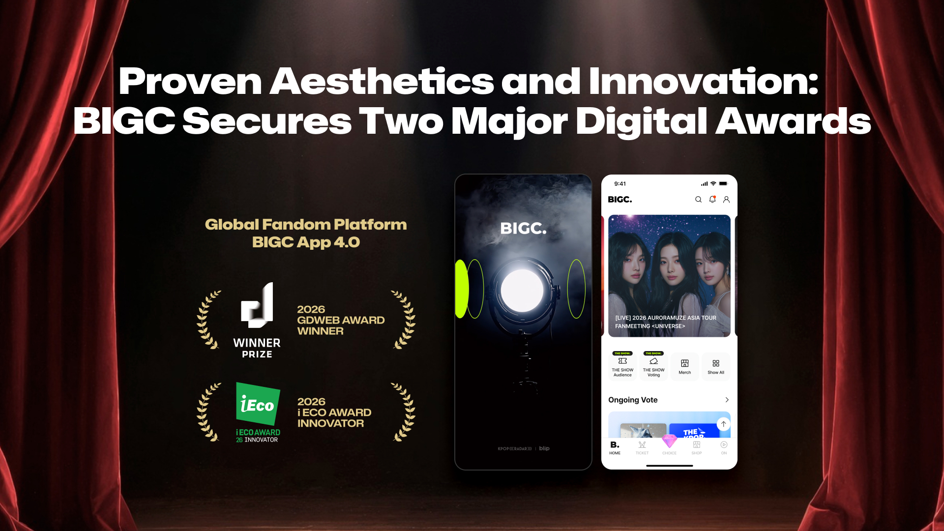 [BIGC Image]_Proven Aesthetics and Innovation_ BIGC Secures Two Major Digital Awards_EN