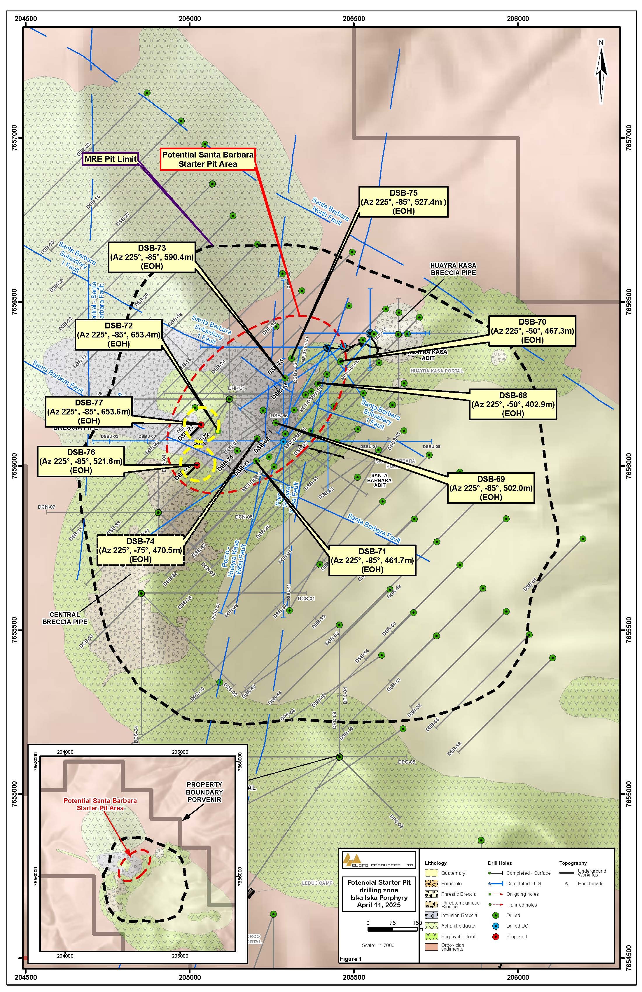 Eloro Resources Intersects Significant Intervals of Silver and Tin-rich Mineralization in Step-out Drilling at its Iska Iska Ag-Sn-Polymetallic Project, Potosi Department, Bolivia
