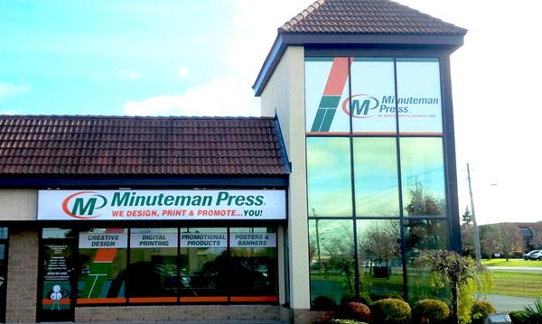Minuteman Press franchise Guelph Ontario Canada - Storefront