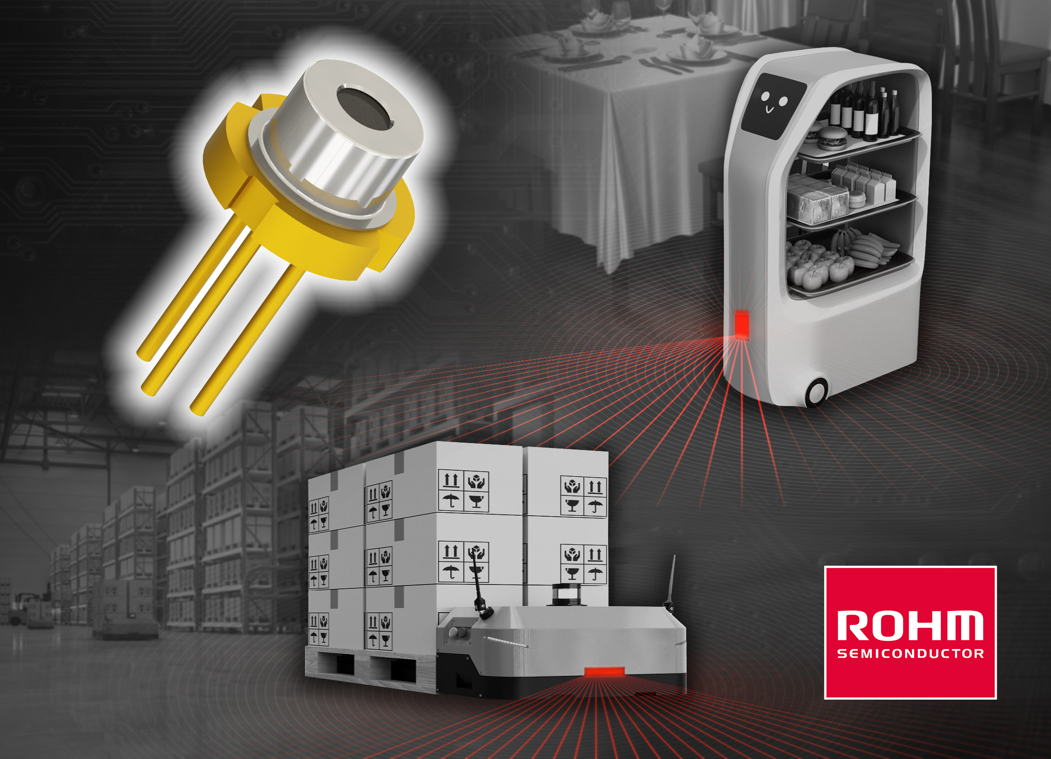 ROHM's New RLD90QZW8 High-power Laser Diode