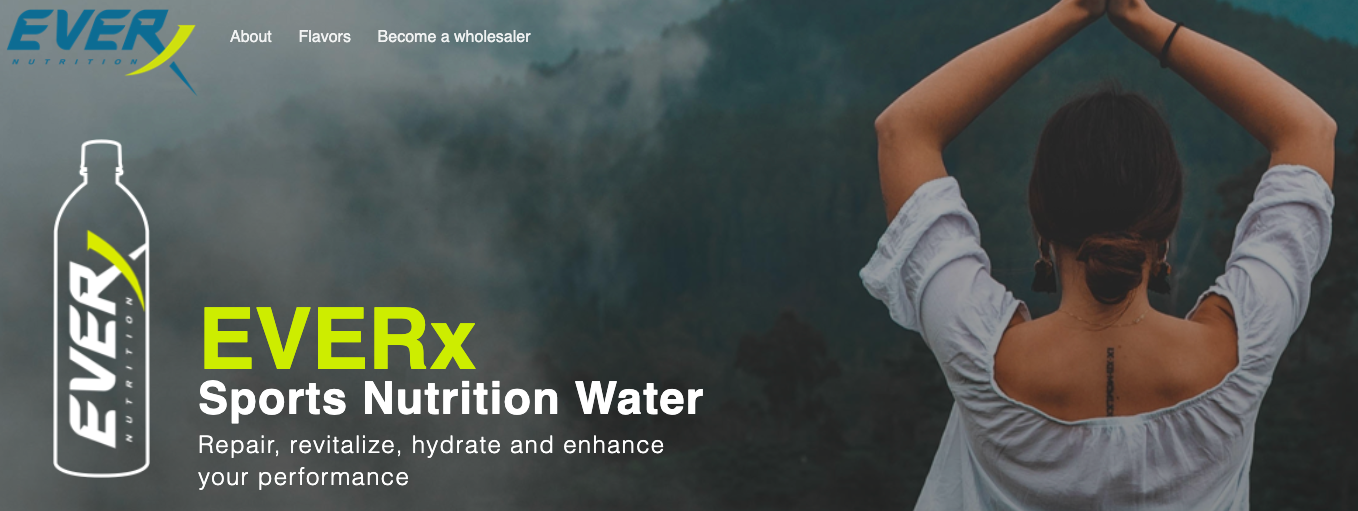 EVERx Sports Nutrition Water Sept. 17