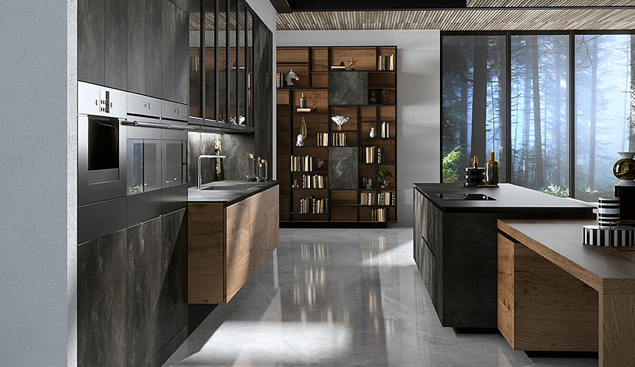 H01 Heartwood is an eco-friendly selection that is more resistant, more durable, and less permeable than other types of wood. With Heartwood, you get the prestige of a finish made by Snaidero USA only for this luxury modern kitchen and bath cabinetry collection and available exclusively for the Americas.