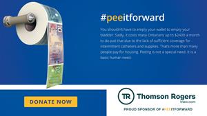 TR Law Proudly Supports Spinal Cord Injury Ontario’s Pee it Forward Campaign