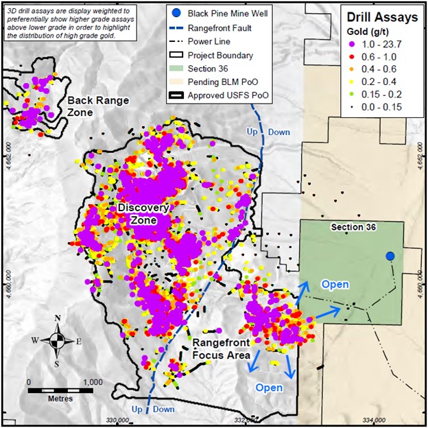 Black Pine Mineral Rights Location Map 