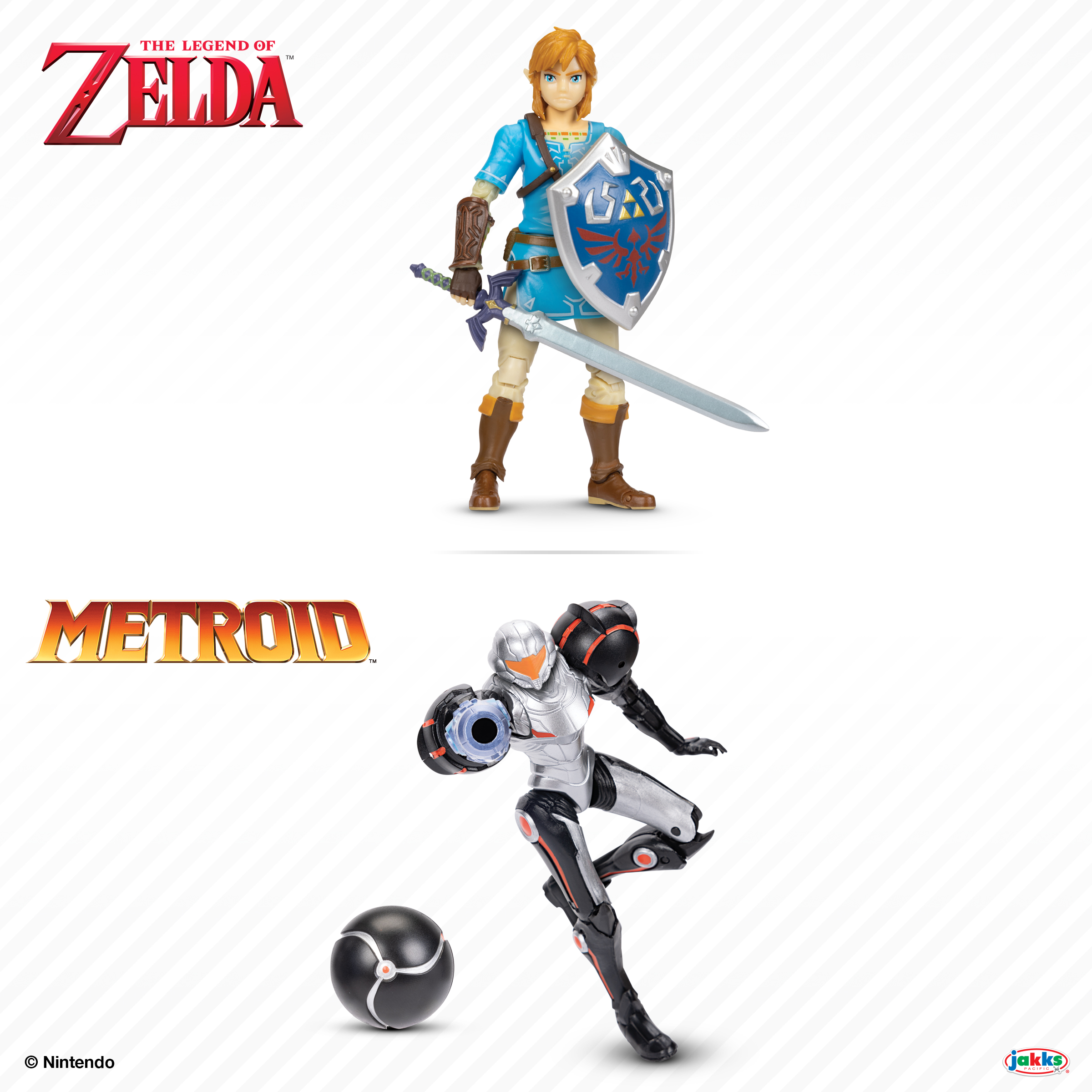 JAKKS Pacific Unveils Fall Launch of Nintendo, Legend of Zelda, and Metroid Prime Products Just in Time for the Holidays