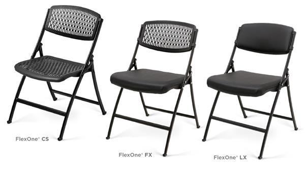 3 options for FlexOne Folding Chairs