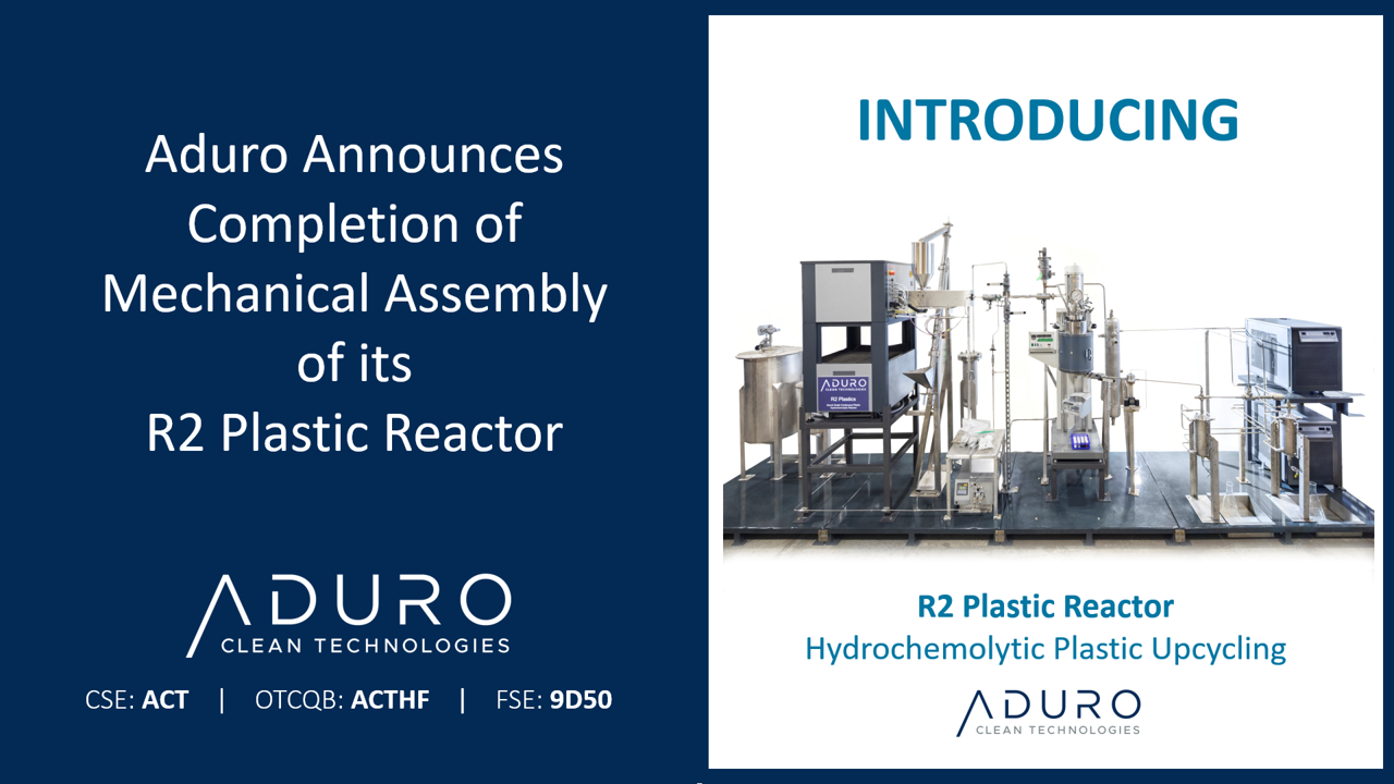 ACT Announces Mechanical Completion of R2 Plastic