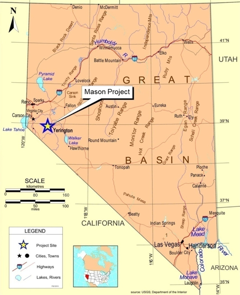 Figure 1: Mason Location Map
