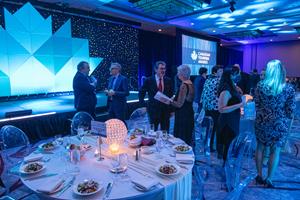 Photo de la réception de gala pour les Grands prix du tourisme canadien de 2021.