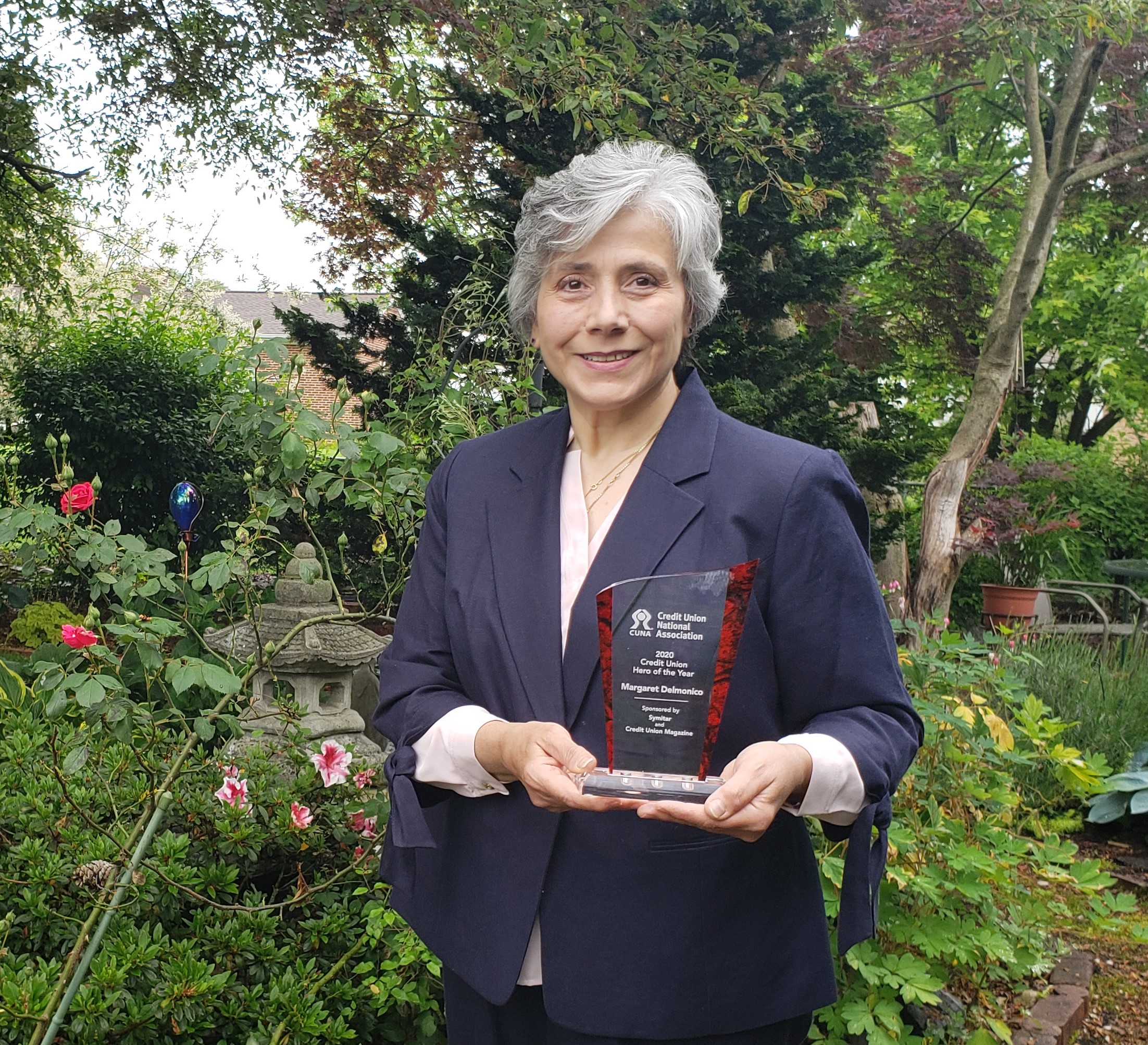 Margaret Delmonico, retired PSECU Director of Public Relations, 
was named the 2020 Credit Union Hero of the Year. 