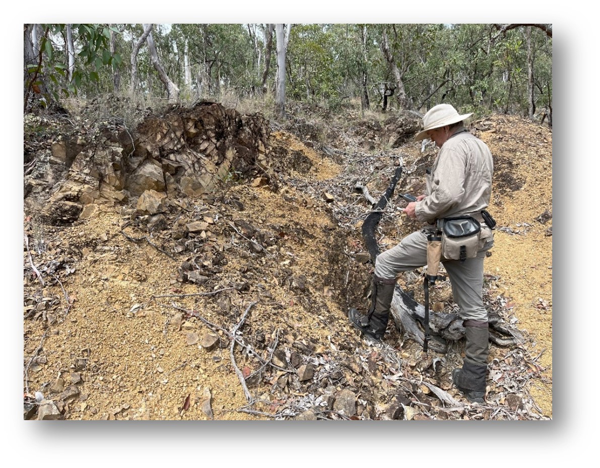 Surface mapping at the John Bull Project in New South Wales