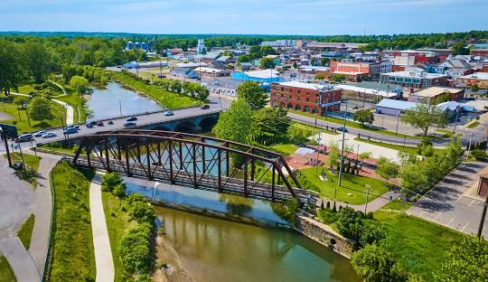 A view of Mount Vernon, Ohio