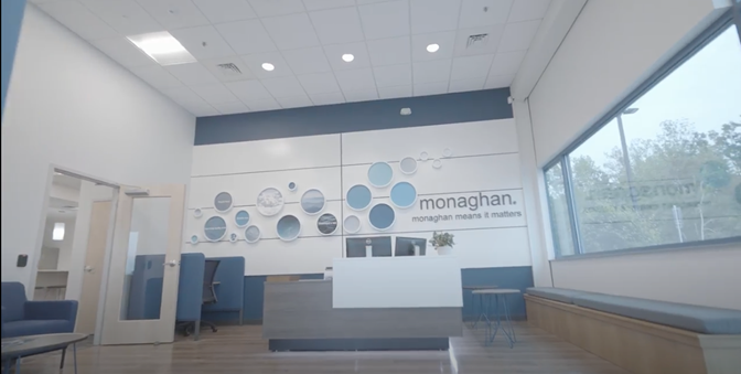 Interior Entrance, Monaghan Medical Corporation Headquarters, Plattsburgh, New York
