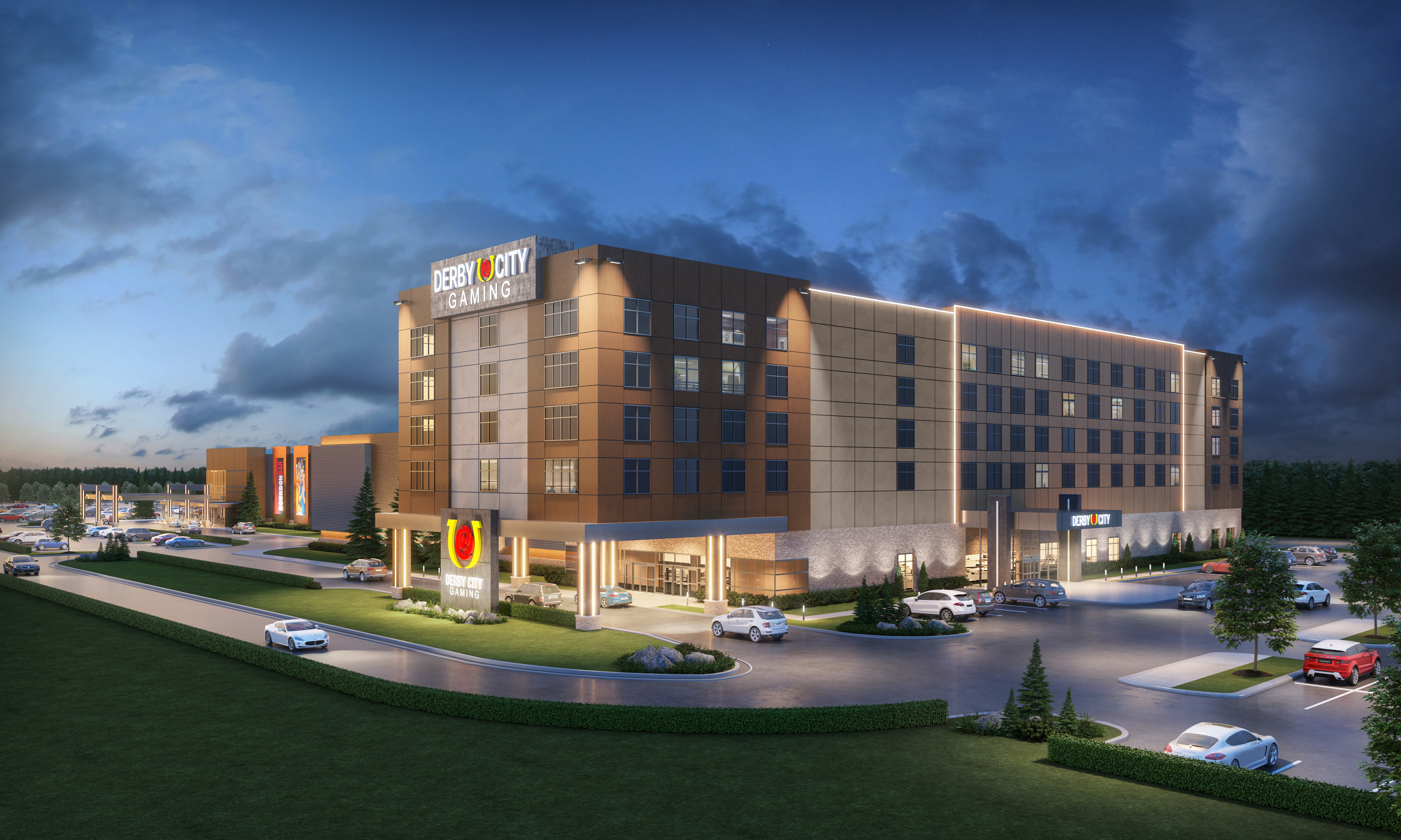 The Derby City Gaming expansion will include a five-story hotel.