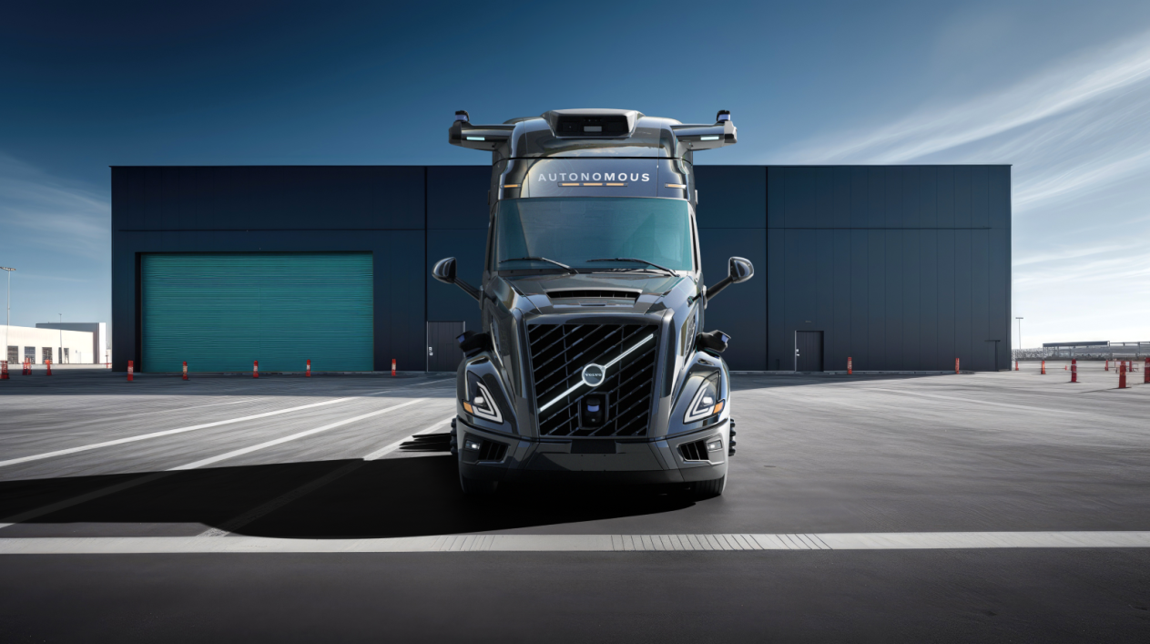 Volvo VNL Autonomous Truck (Front View)