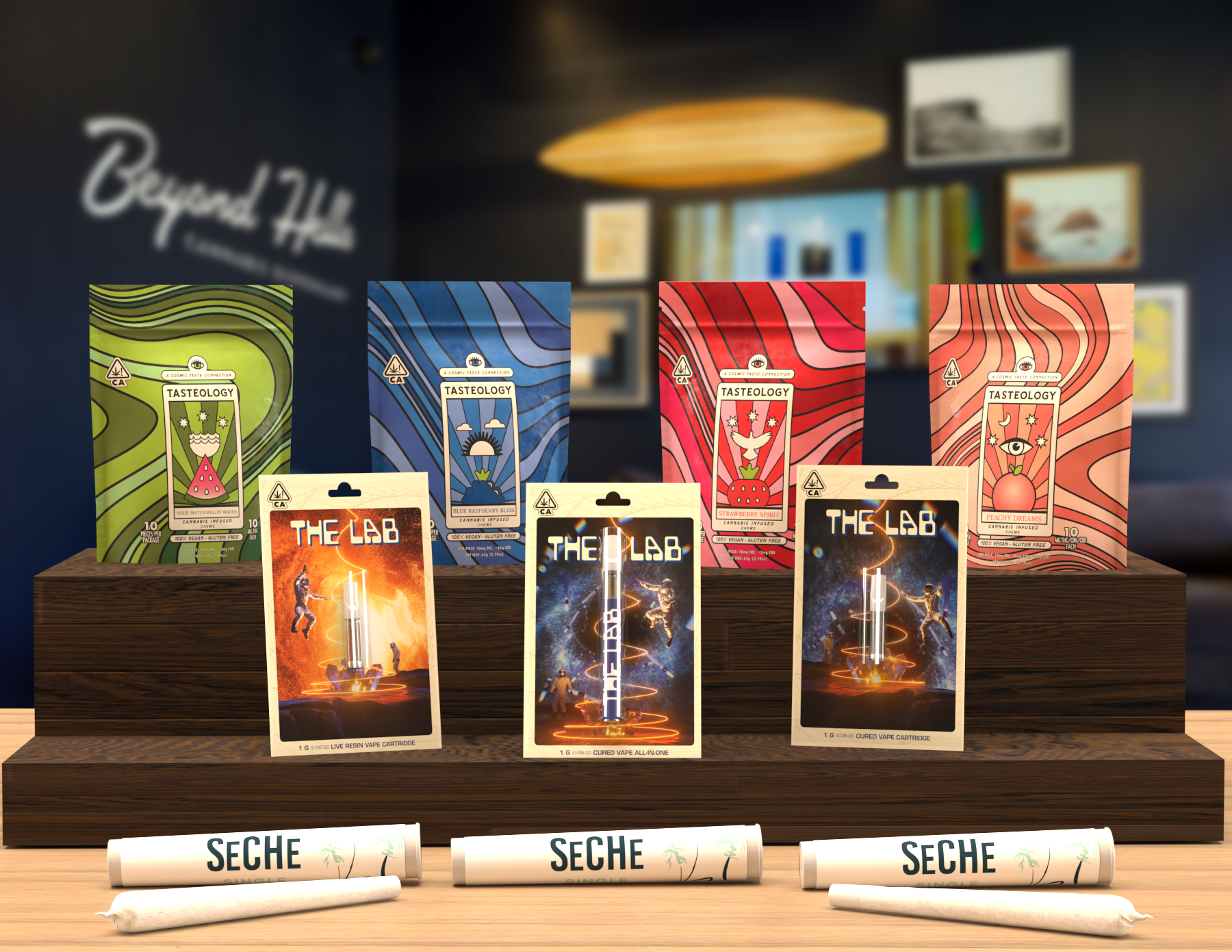 Jushi Holdings Inc., a vertically integrated, multi-state cannabis operator, announced the launch of its comprehensive product suite in California, exclusively available at the Company’s Beyond Hello™ retail locations in the Golden State. Bringing a new selection of high-quality brands and proprietary products, the launch features three brands crafted to meet cannabis consumers’ preferences and price points: Sèchè™ Pre-Roll Singles, Tasteology™ Fruit Chews and The Lab Vapes.