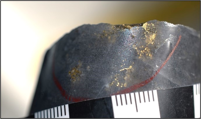 More Visible Gold in Drill Hole OB 24-347