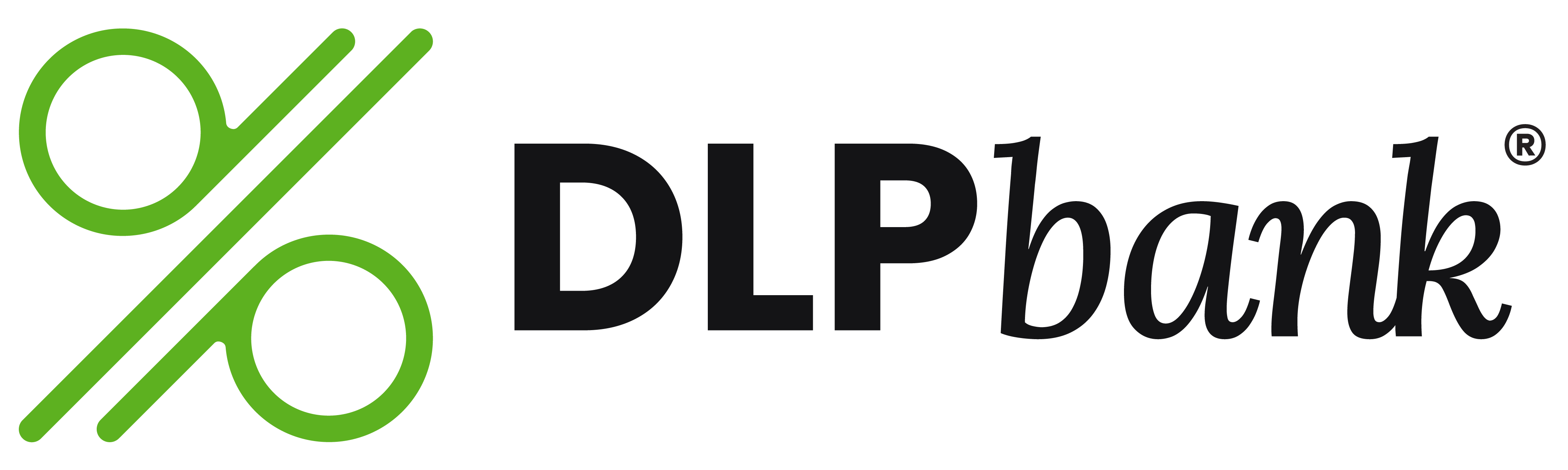 DLP Bank logo in horizontal format