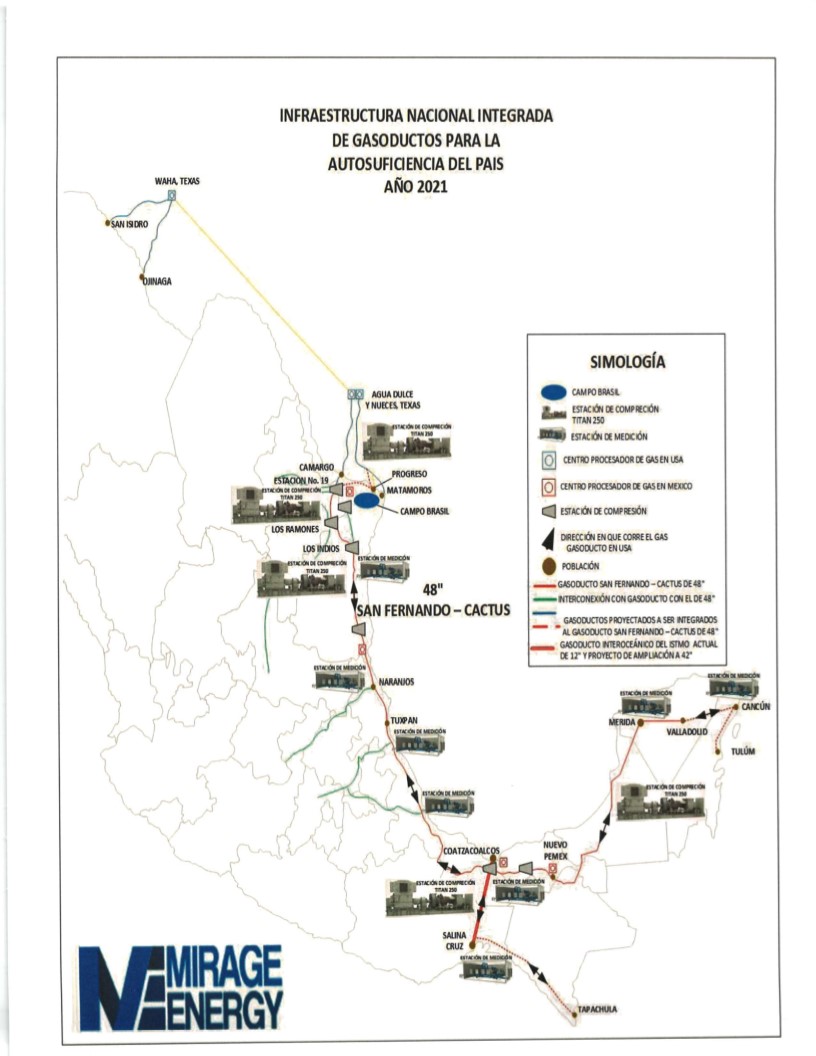 ME Pipeline Map