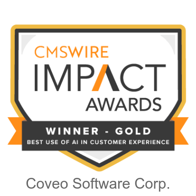 Coveo Wins CMSWire IMPACT Award 