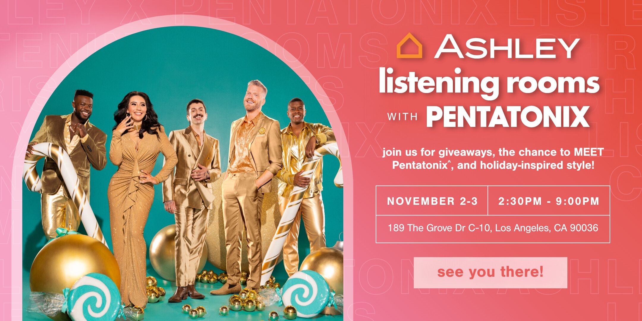 The Ashley Listening Rooms with Pentatonix