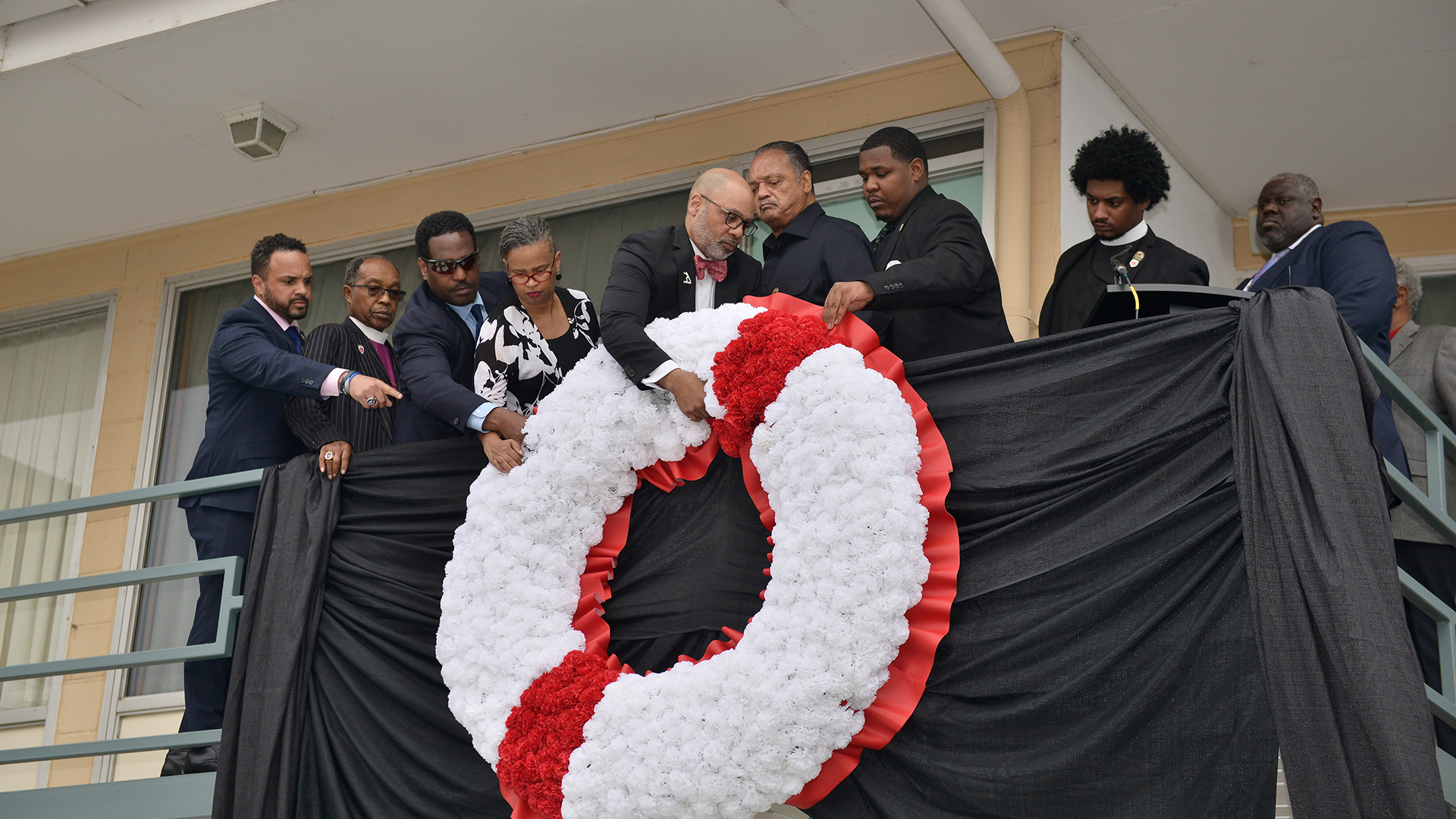 Wreath Laying Ceremony at the National Civil Rights Museum at the Lorraine Motel