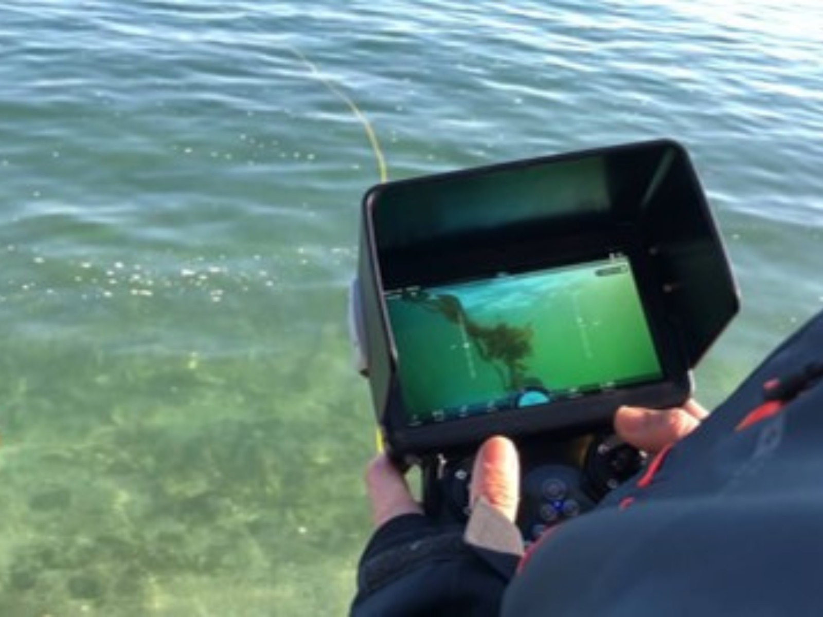 Ocean Wise image of a digital screen of the ROV