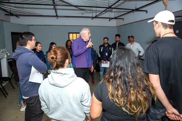 Phillip Noyce working with NYFA students in his interactive master class.