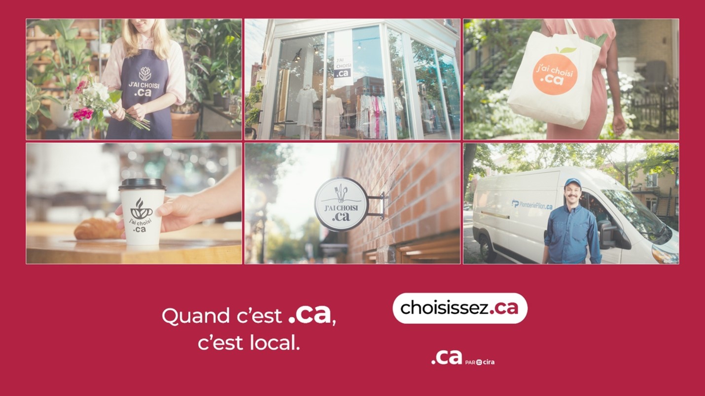 This new campaign calls upon Montréalers to be consciously local in their consumer choices while simultaneously urging local businesses to consider the power of a .CA domain.