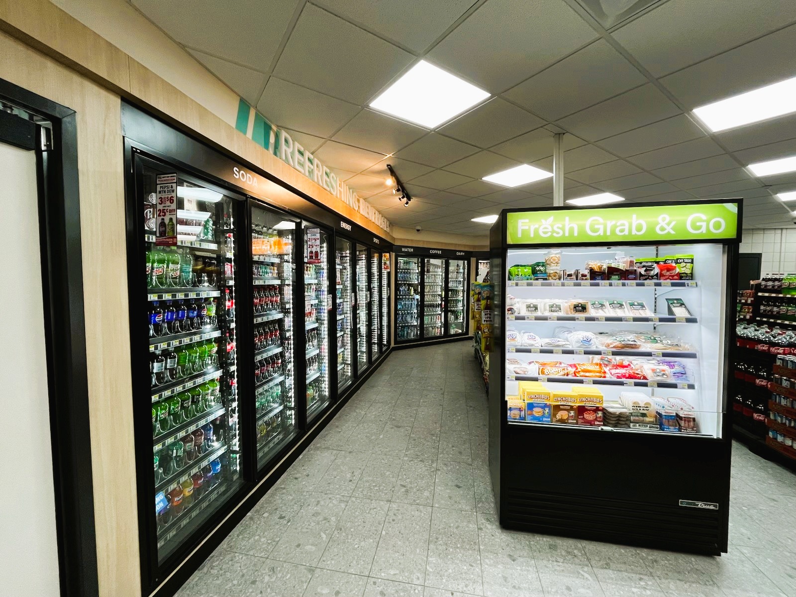 Healthy pre-packaged options