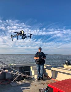 Inspire 2 from Boat