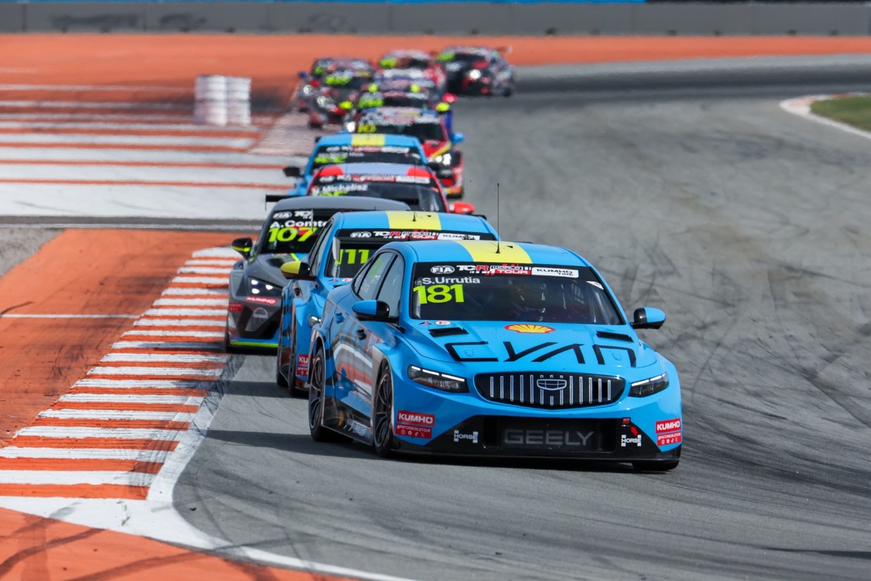 The Geely Preface TCR in action on the FIA TCR World Tour.