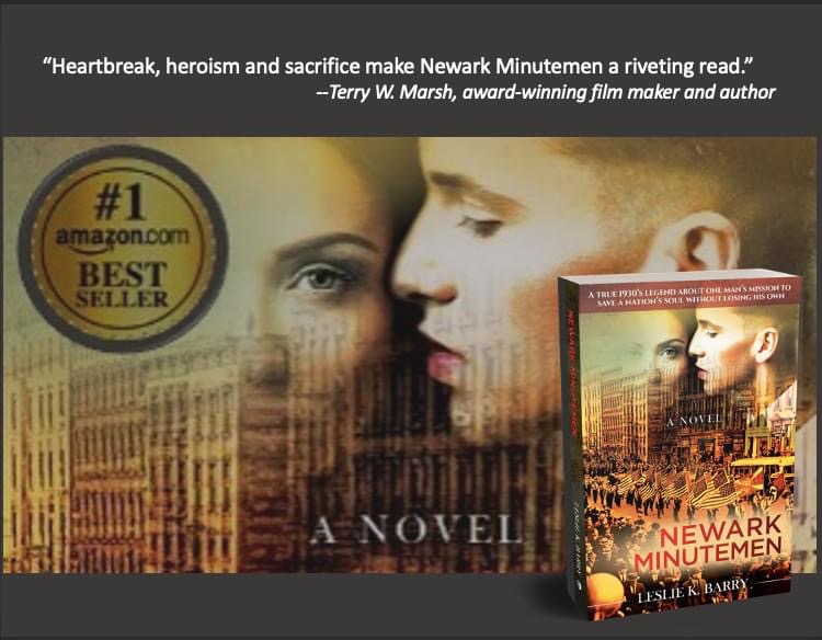 The best selling historical novel Newark Minutemen by Leslie K. Barry will be released as an audio book on May 31st. Find out more at newarkminutemen.com.
