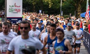 Italy-USA: 6 Thousand runners in Central Park New York celebrate the return of 'Italy-Run'