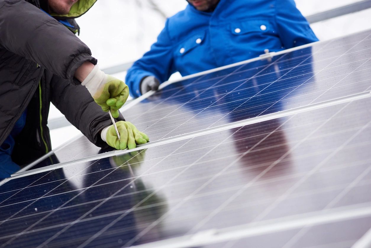 Solar panel installation