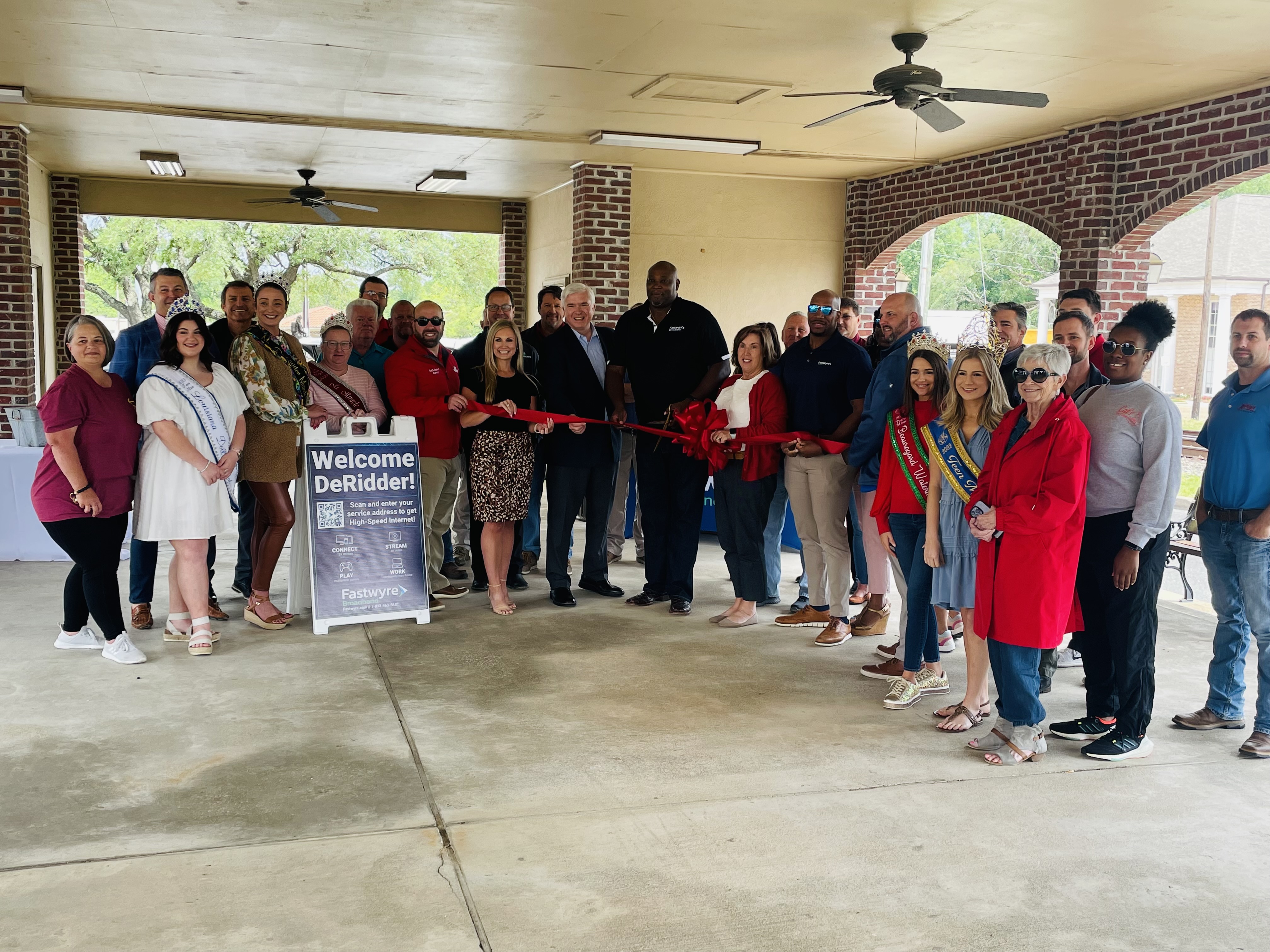 City of DeRidder Welcomes Fastwyre Broadband with April 24 Ribbon Cutting