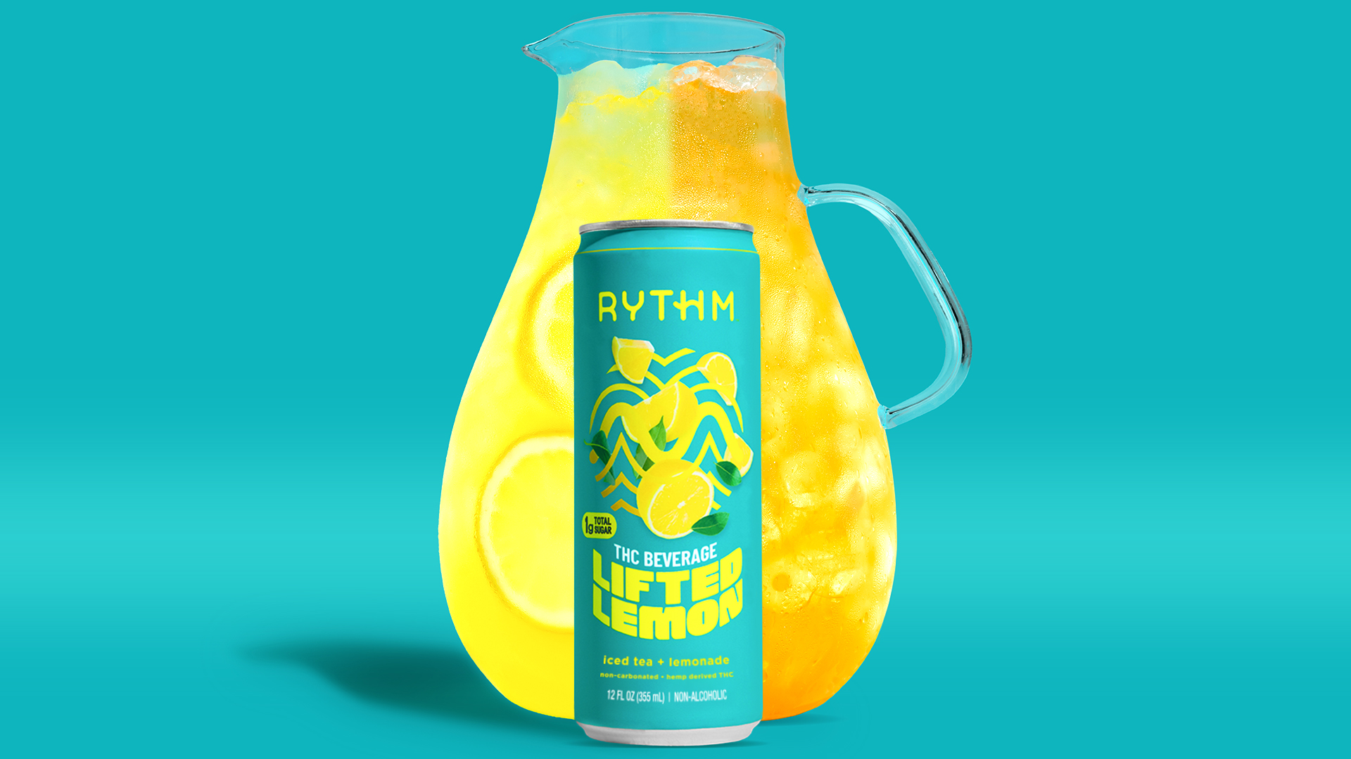 RYTHM Introduces Lifted Lemon, a New THC Twist on Iced Tea and Lemonade