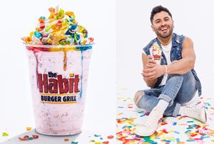 The Habit Burger Grill Facilities Manager Jorge Guevara had the idea to create a signature shake for Pride Month  to raise awareness for those, like himself, who are members of the LGBTQ+ community. He named the shake, The Rainbow Shake, and this June, the shake debuts.